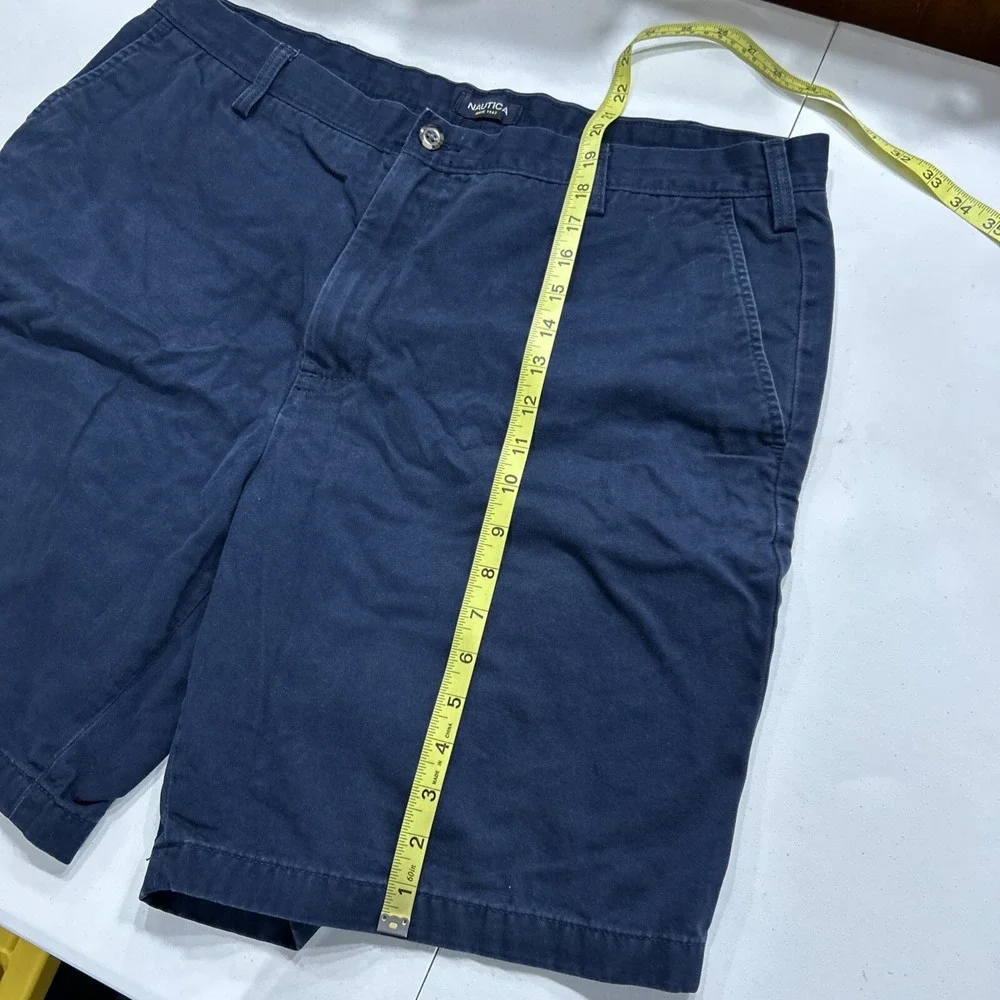 Nautica Mens Shorts 40w Navy Blue